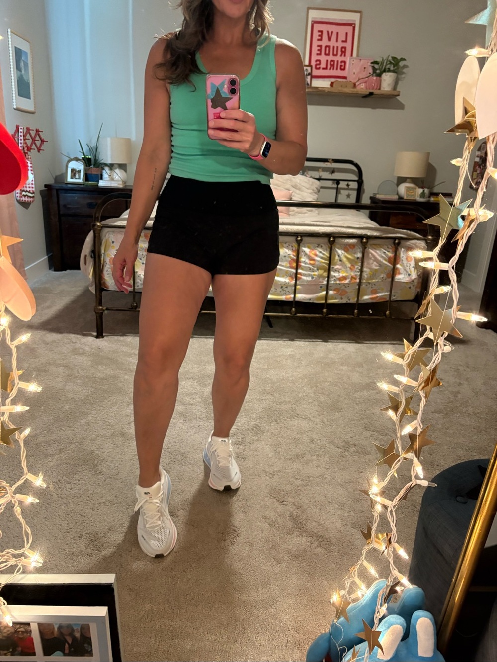 Lululemon Black Women's High-Rise Active Shorts